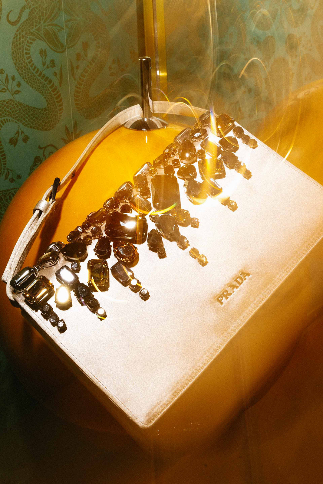 Glitter Prada bag